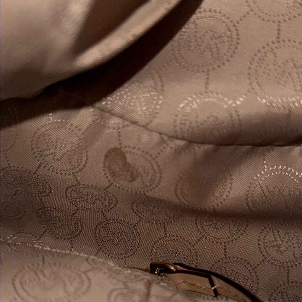 Michael Kors MK Print Brown and Tan Women's Bag - Picture 4 of 4